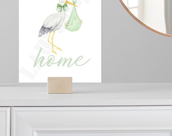 Green Milestone Cards with animals + bows // Digital Download