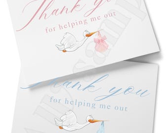 Thank You Card for Nurse Basket