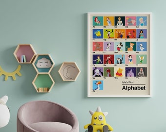First Alphabet Nursery Print