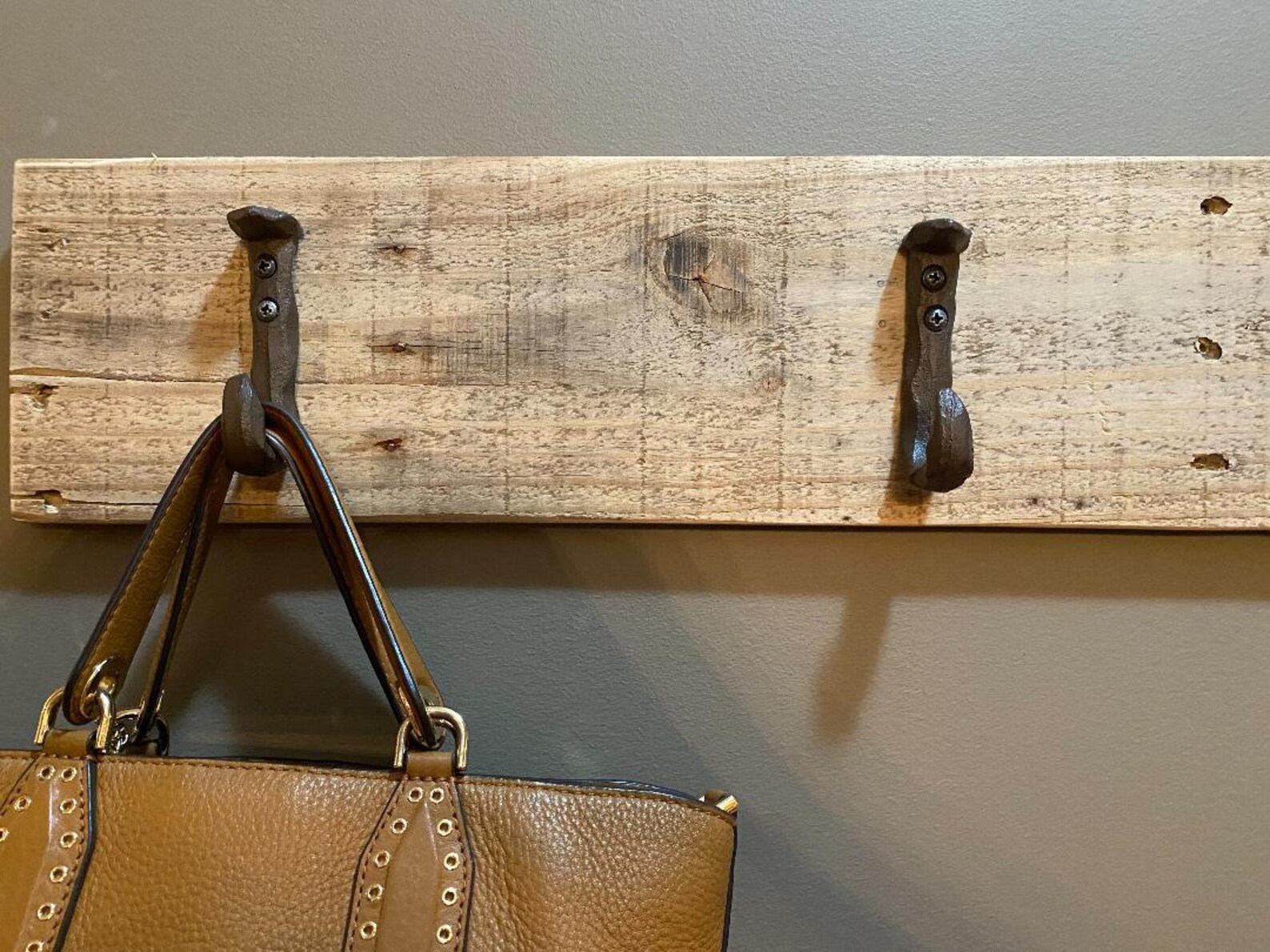 Wall Brown Hook Hanger Entryway Hook Hanger Coat Hook Hanger Towel Hook