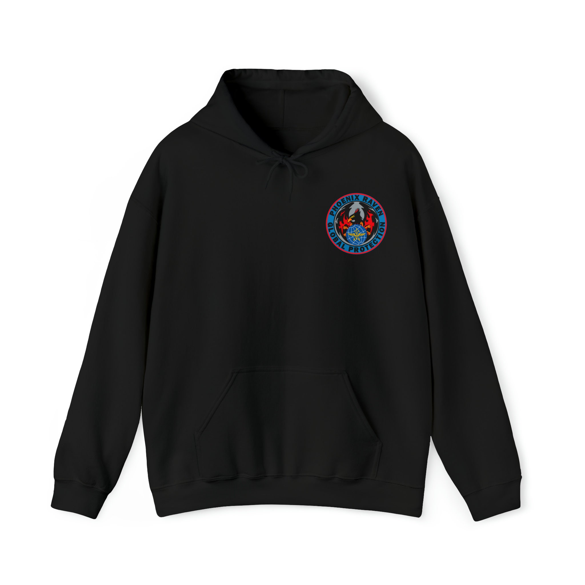 Embroidered Phoenix Hoodie