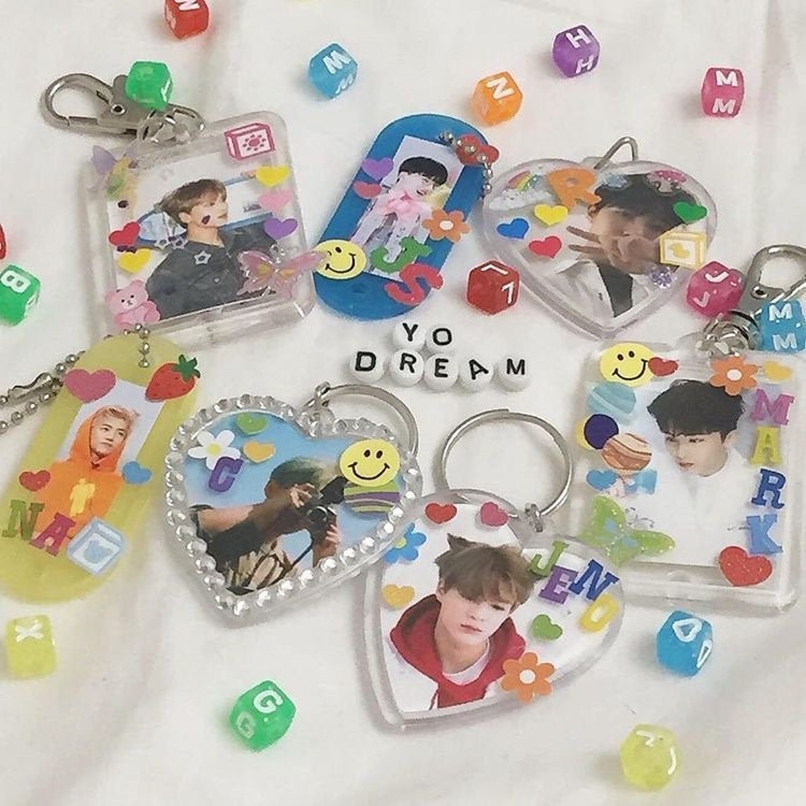 Customizable Kpop Keychains Etsy