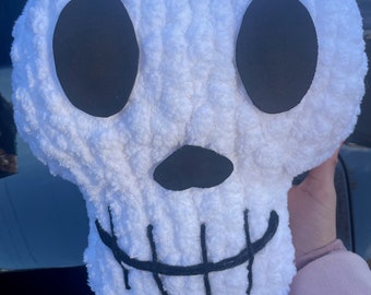 Skull Plush Pillow
