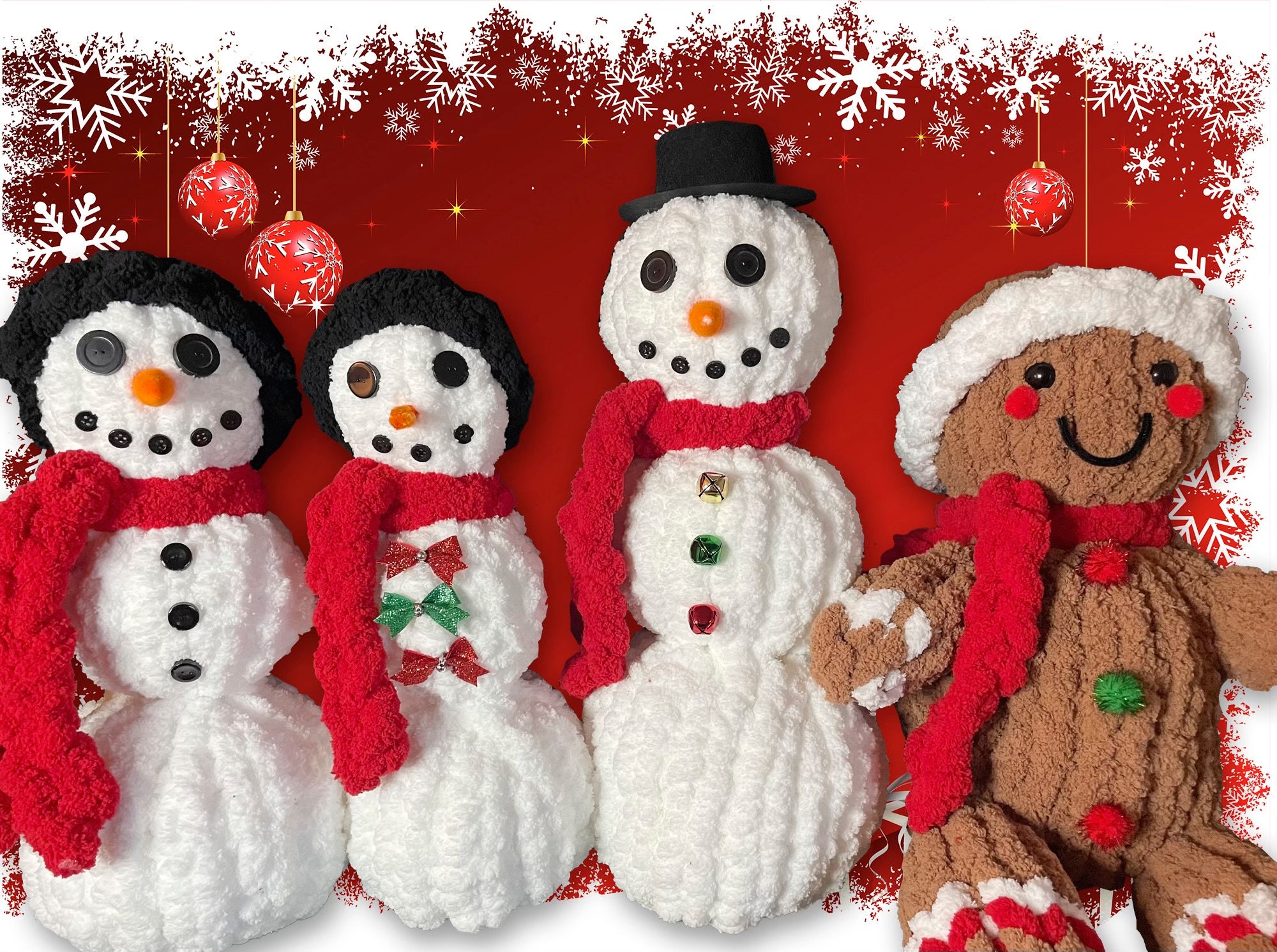 Chunky Knit Snowman