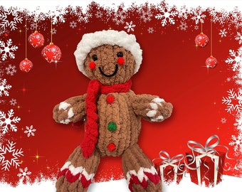Chunky Knit Gingerbread Man
