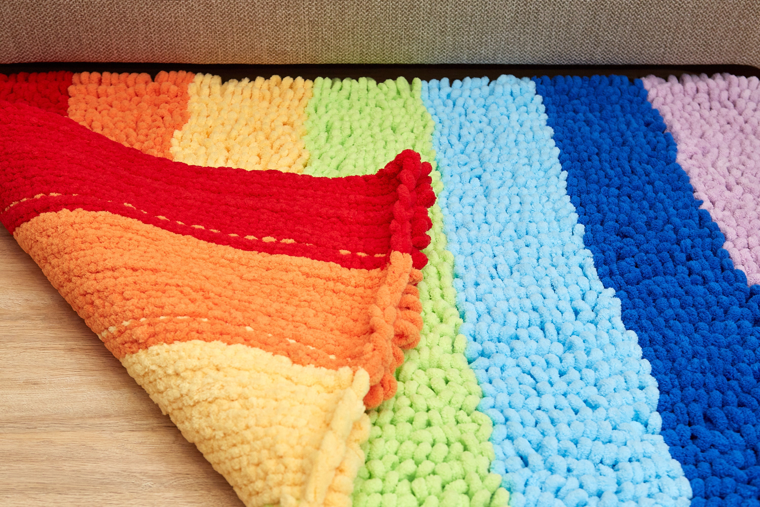 Rainbow rug for nursery carpet rainbow soft playmat for Etsy