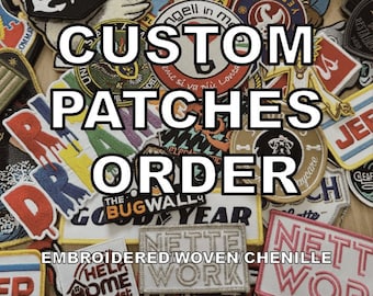 Parches personalizados para pedido, parche personalizado de tamaño extra grande, parche creativo, FORMA personalizada, tamaño personalizado, gancho para planchar/VELCRO y bucle/parches para coser