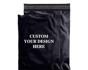 Bolsas de polietileno personalizadas para envíos, ecológicas, con marca impresa, para ropa, para correos.