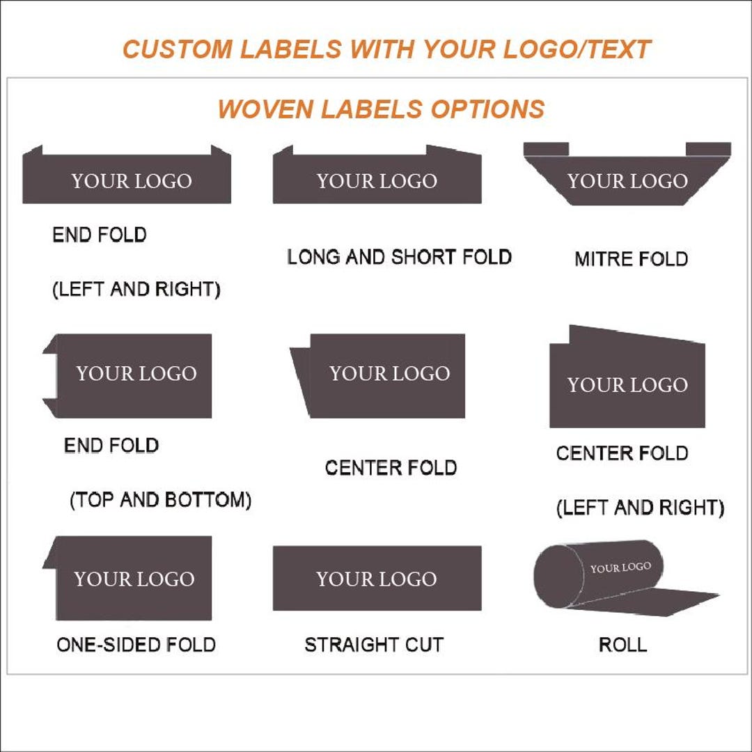 Custom Labels for Clothing, Woven Neck Label, Woven Label Custom, Woven ...