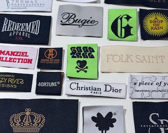 etiquetas tejidas personalizadas / etiquetas para ropa / etiqueta tejida de alta densidad / etiquetas tejidas personalizadas / etiqueta tejida personalizada para ropa / personalizada con su logotipo