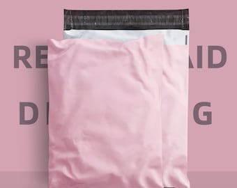 Bolsas de correo de 100 piezas, con logotipo personalizado, bolsas de envío, bolsas para ropa, bolsas de polietileno, bolsas de franqueo con acabado mate, bolsas degradables, bolsas reciclables