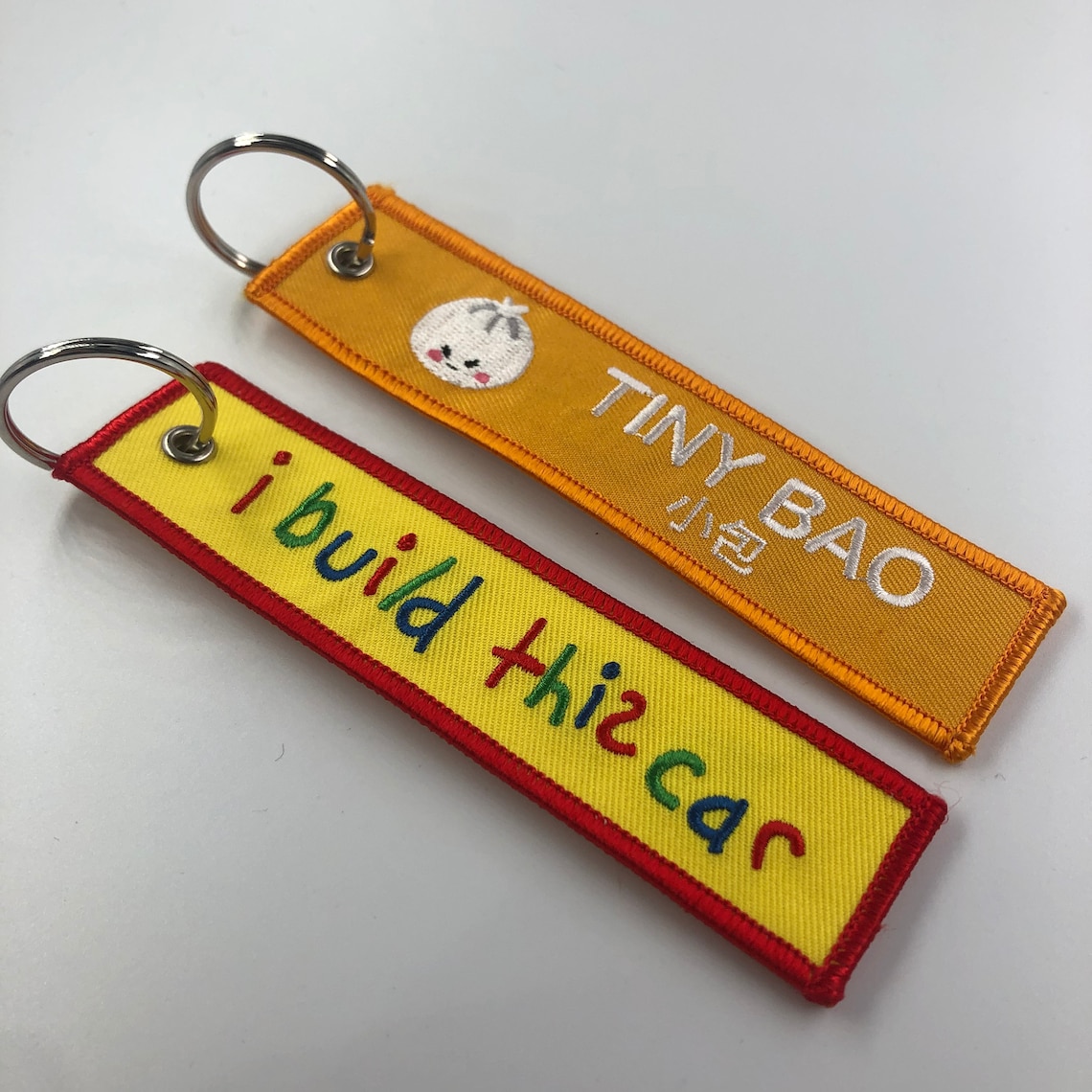 Custom Jet Tag, Custom Embroidery Keychain, Remove Before Flight