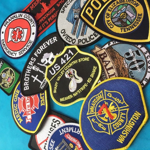 100pcs Custom Patches Made to Order, Embroidery Patches, Custom