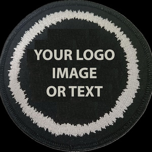 Custom Embroidered Patch, Business Logo Patch Embroidery, Made To Order,No Minimum, Sew On/Iron On Patch Applique for Clothes Backpacks