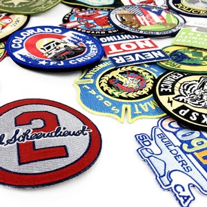 Your Logo Embroidered Patch, Business Logo Patch Embroidery, Bulk Discount Logo Patch, Sew on/Iron on/Velcro Patches