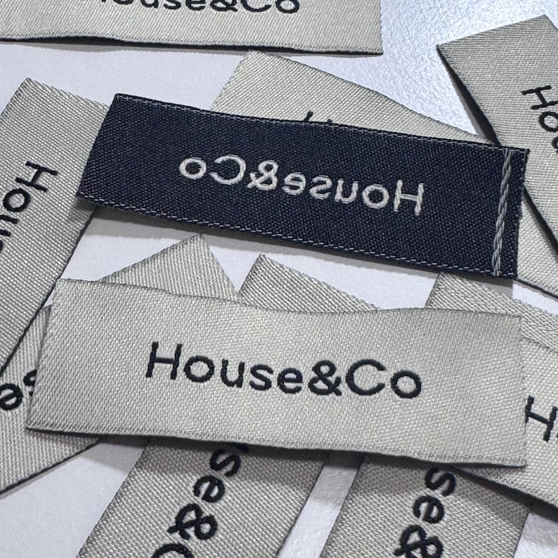 Woven Labels Custom | Clothing Labels | High-density Woven Label ...