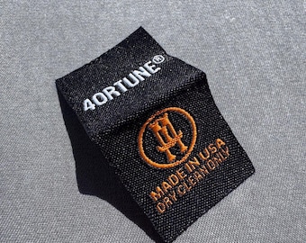 Etiquetas tejidas personalizadas, etiquetas tejidas de alta calidad, etiquetas de costura hechas a mano