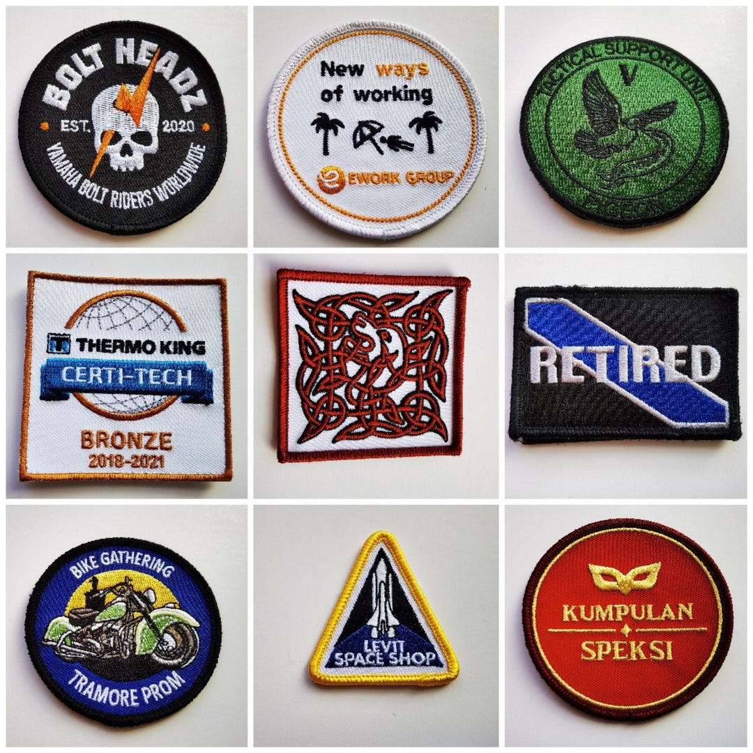 Custom Your Own Embroidery Patch Personalized Design Iron On Patches  Clothing Appliques Embroidered Brand Logos Sewing Custom - Patches -  AliExpress
