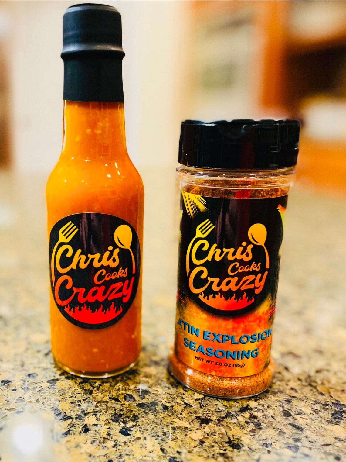 Hot Sauce Chris Cooks Crazy Original Hot Sauce Etsy
