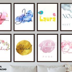 Personalised: Name/Phrase/Couple Name Print | Printable Wall Art | Digital Download