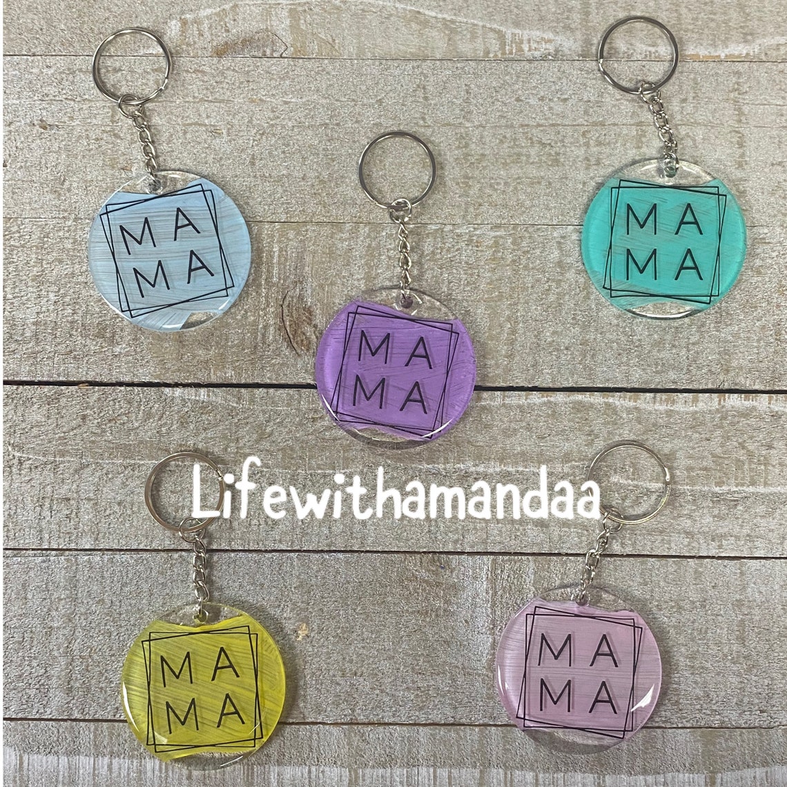 Mama keychain Etsy