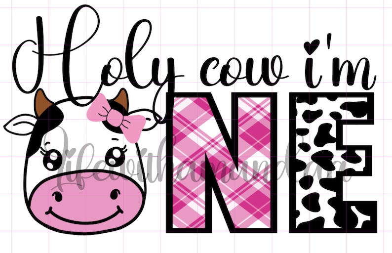 Holy Cow I’m One - Etsy