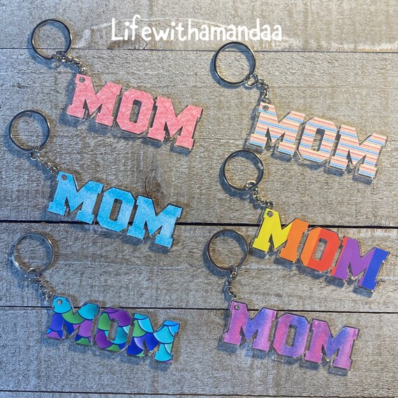 Mom keychain Etsy