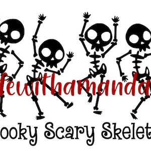 Spooky Scary Skeleton svg