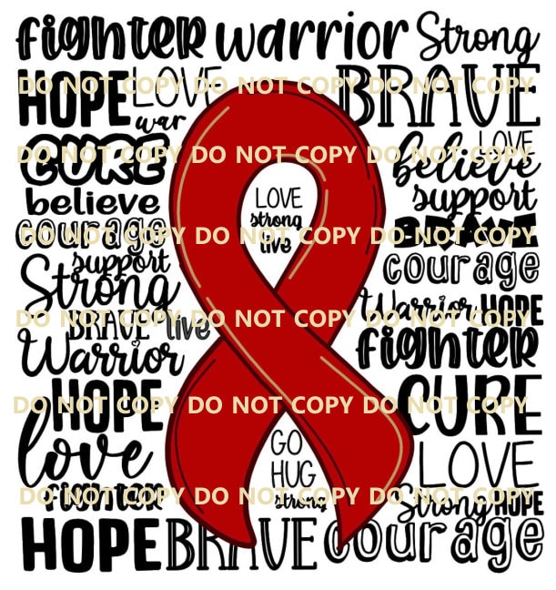 Dare Ribbon Red Awareness Ribbon - Etsy