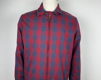 Men's Vintage Ben Sherman Genuine Leather Motorcycle Jacket Medium