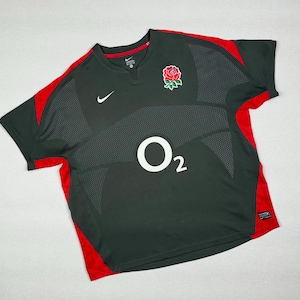 Nike イングランド　o2 Black Nike England Rugby Shirt | Grailed