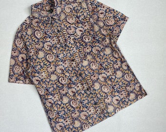 Men&#39;s Vintage Orvis Floral Short Sleeve shirt size M