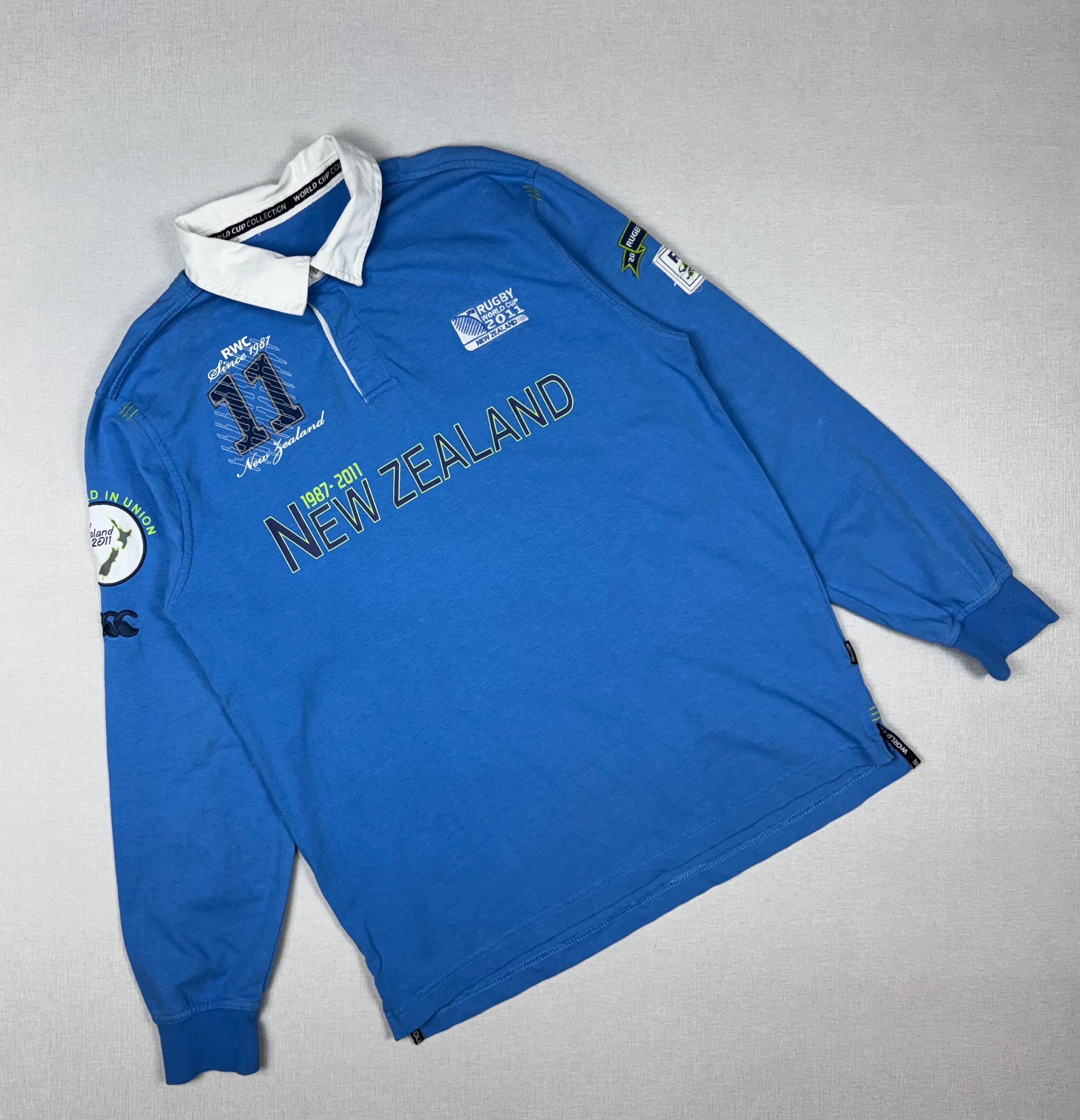 Rare Canterbury Rugby World Cup 2011 New Zealand Long Sleeve Shirt