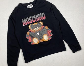 RARE Vintage Moschino Jeans Italy Boxy Sweatshirt Medium Moschino 