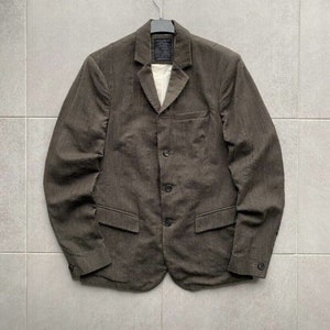 Mens Vintage Allsaints Reims Woo/Linen Blazer size 36
