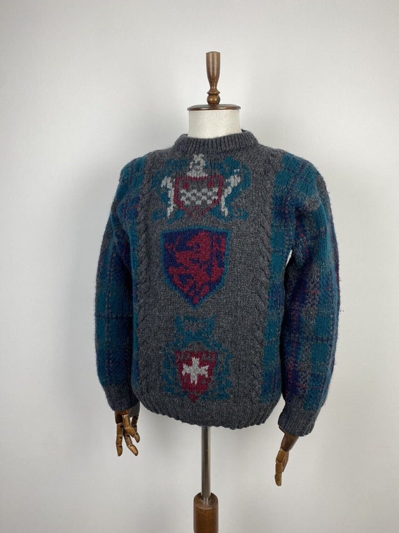 Men’s Vintage Embassy Row Wool Sweater Pullover s… - image 2