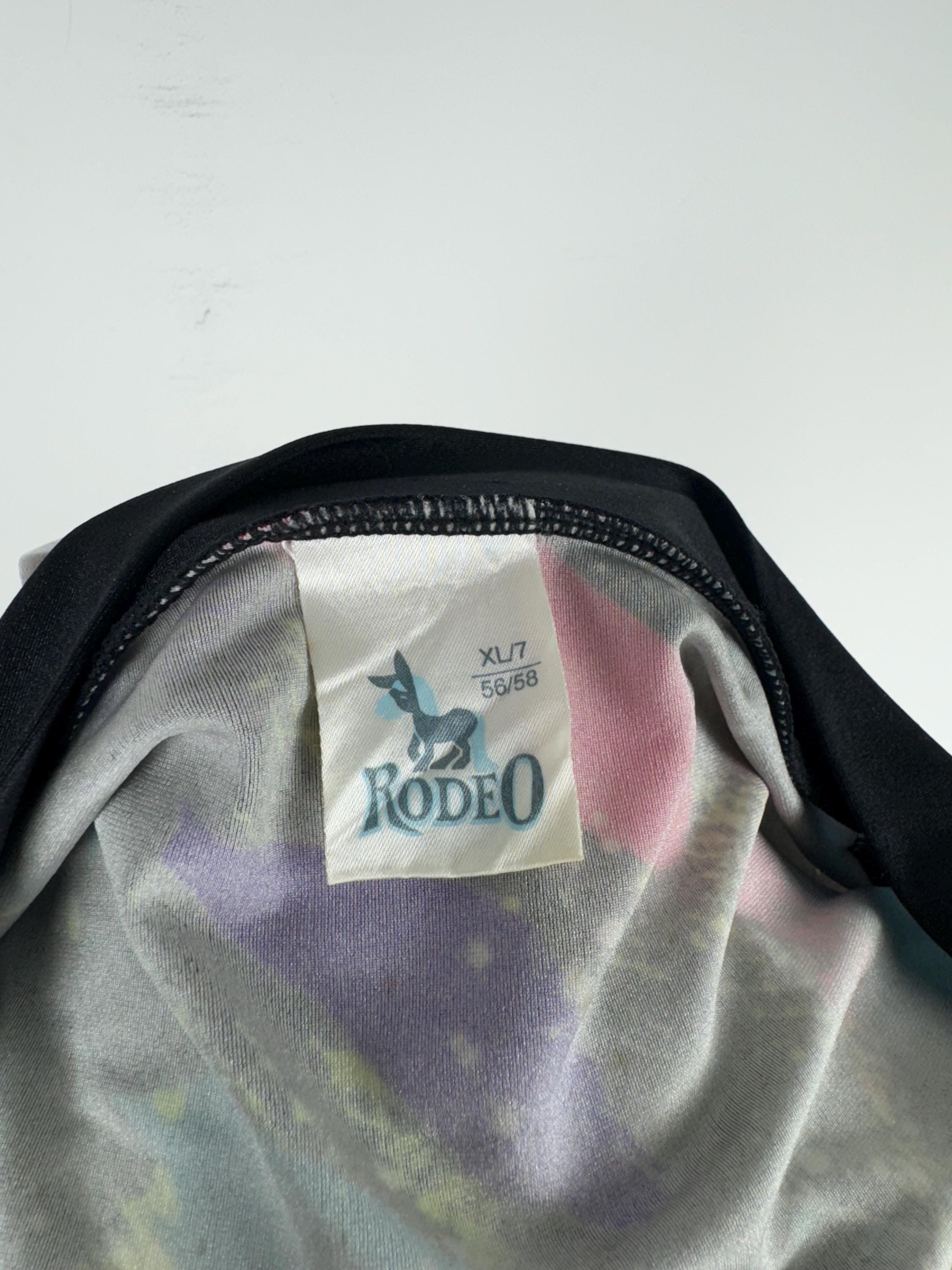 Maillot De Cyclisme Vintage Rodeo Tourplus, Années 90, Taille M, Coloré