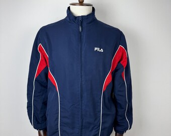 Men’s Vintage FILA Retro 90’ Track Top Casual Style Jacket size M