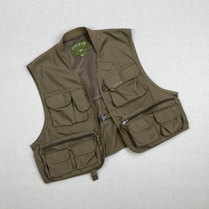 Gilet De Pêche Vintage Orvis - Poche Utilitaire, Taille XXL Vert Id Al P 659058