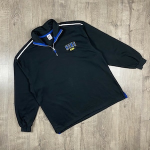 Mens Vintage Nike 1/2 Zip Jacket Big Logo Sweatshirt size XXL