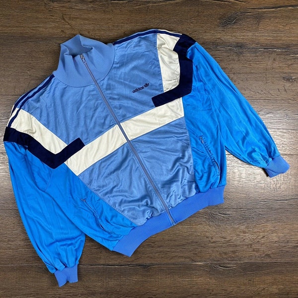 Men’s Vintage Adidas Originals Track Tip Jacket Tracksuit size 54