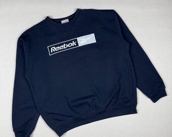 Men’s Vintage Reebok Retro Style 90’ Sweatshirt Big Logo size XL