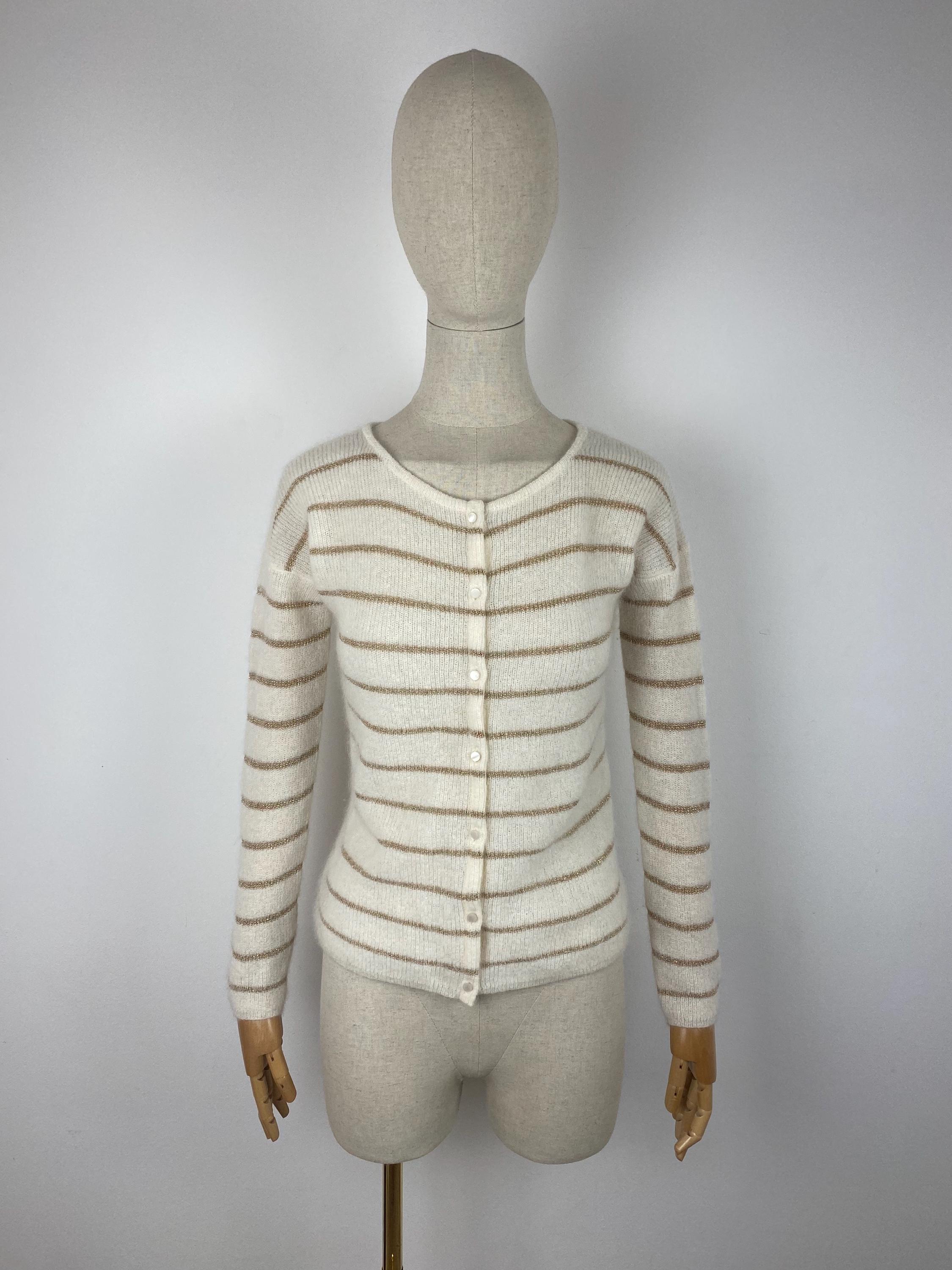 Women's La Maille Sezane Super Kid Mohair Baby Alpaca Cardigan Sweater size XXS