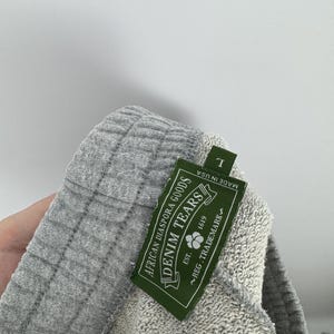 Herrkläder Denim Tears Träningsbyxor Grå Blommig Storlek L Tillverkad i USA Sällsynt bild 6