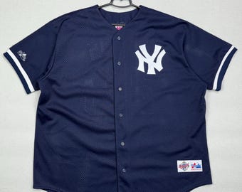 Męska koszula Vintage Majestic New York Jersey w rozmiarze XXL