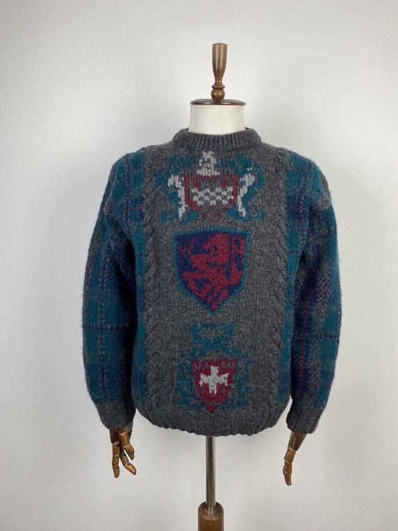 Men’s Vintage Embassy Row Wool Sweater Pullover s… - image 1