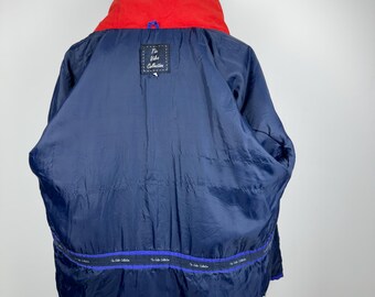 Vintage 90s Volvo Collection Ski Jacket Blue Red Gorpcore Racing