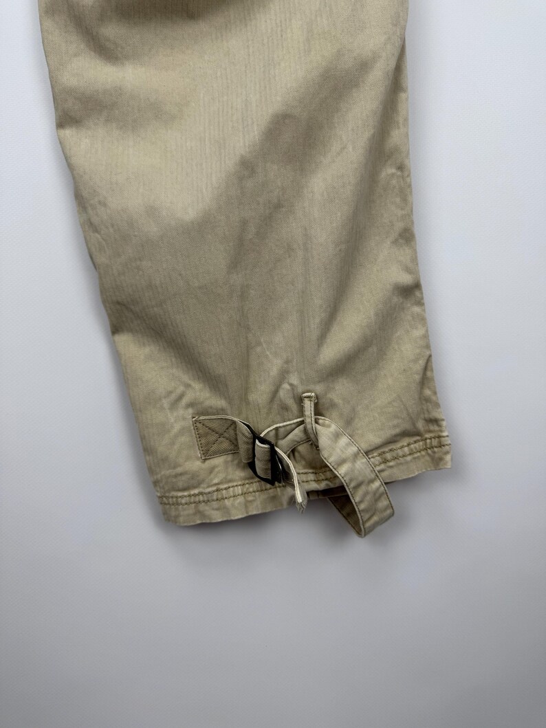 Vintage We The Free Free People Cargo Pants Beige Utility Tactical Women Size M Y2K image 6