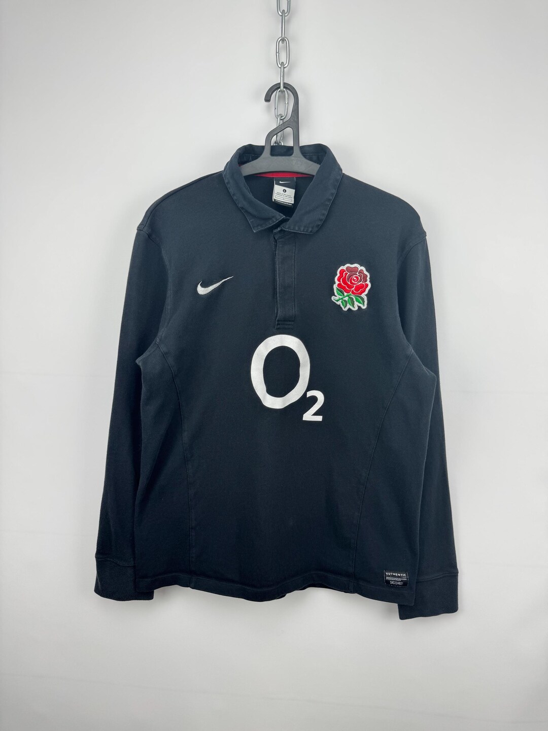 Vintage Nike England Rugby Alternate Away Long Sleeve Shirt Men’s Size ...