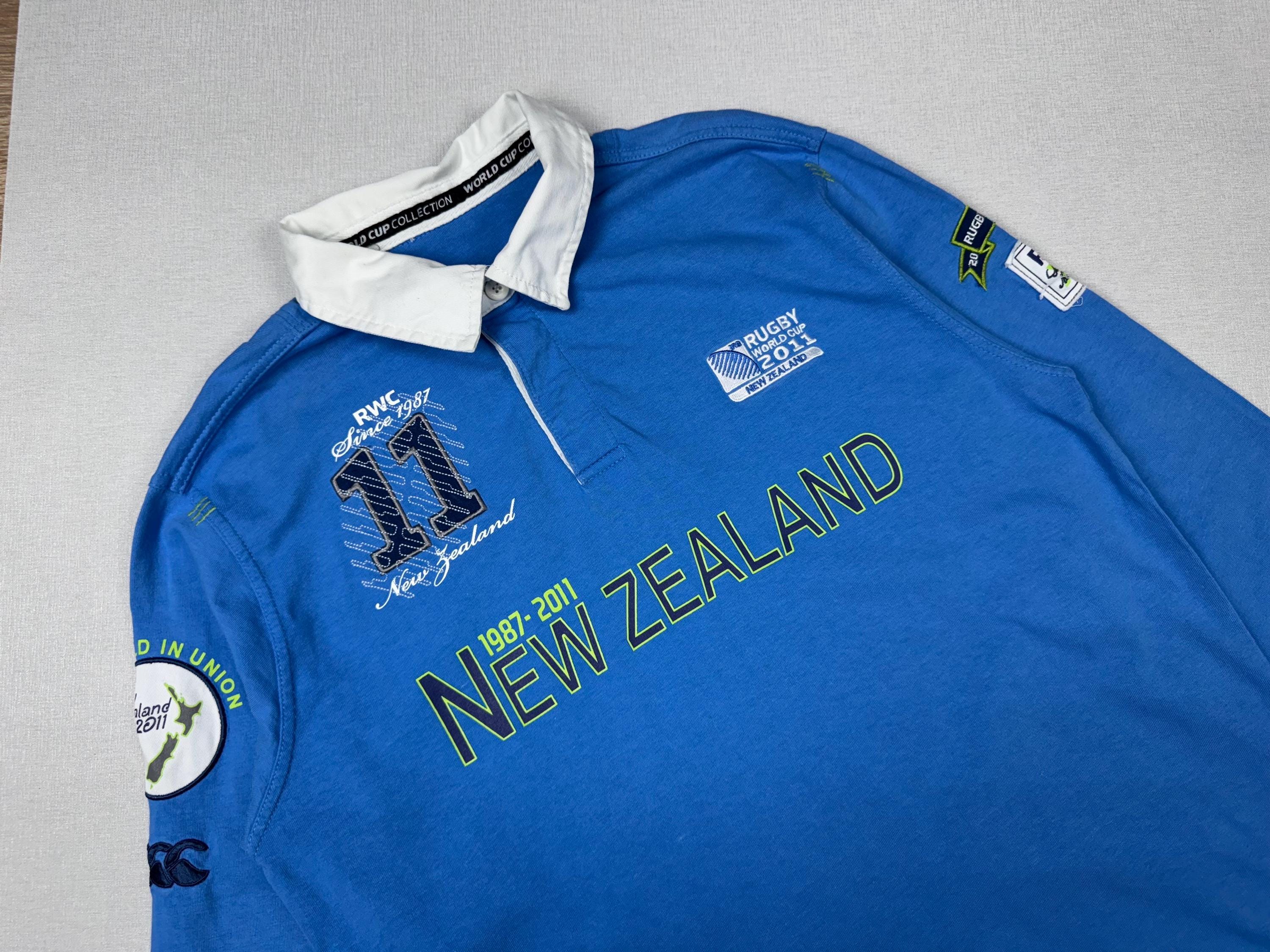Rare Canterbury Rugby World Cup 2011 New Zealand Long Sleeve Shirt